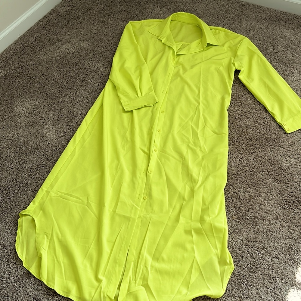Dress Lime green